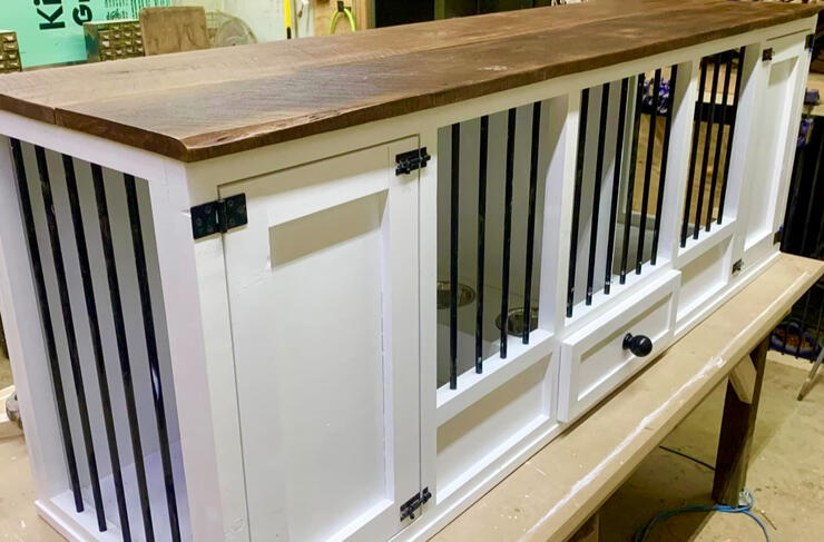 Dog Kennell Console Table